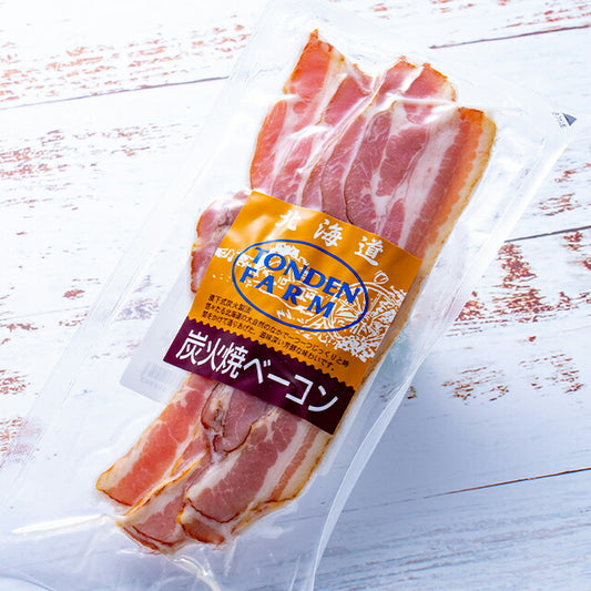 北海道トンデンファーム 炭火焼ベーコンスライス（80ｇ）